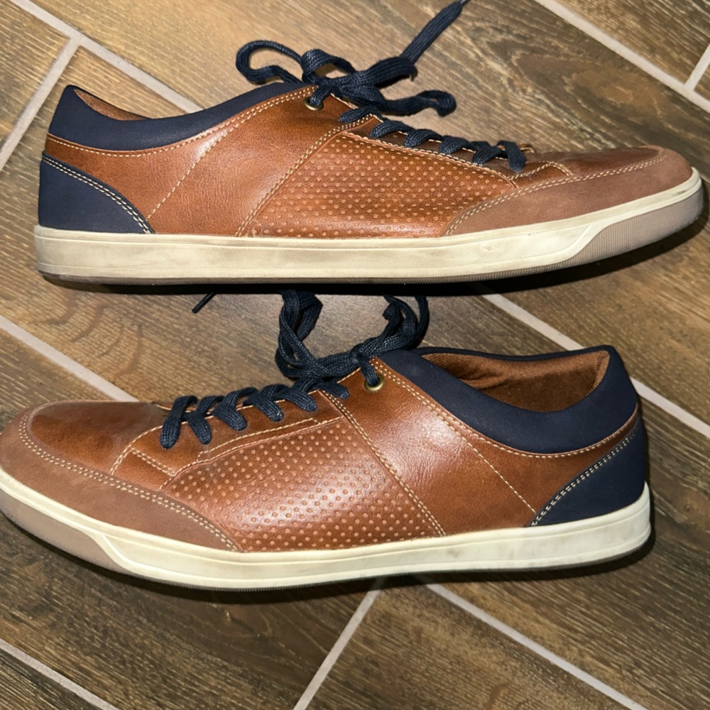 George sneakers brown and navy